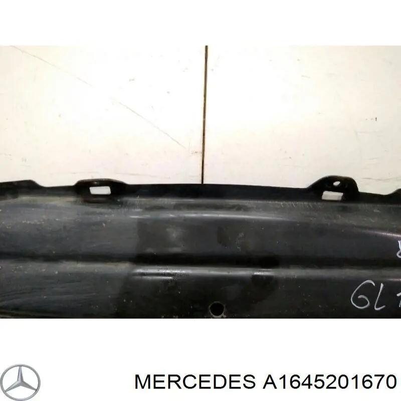 Protector antiempotramiento del motor delantera para Mercedes GL (X164)