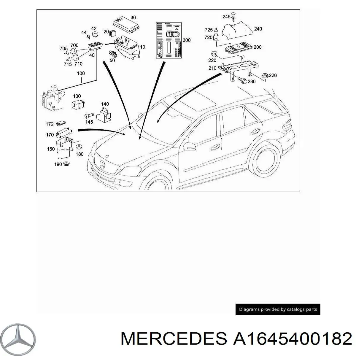 A1645400182 Mercedes