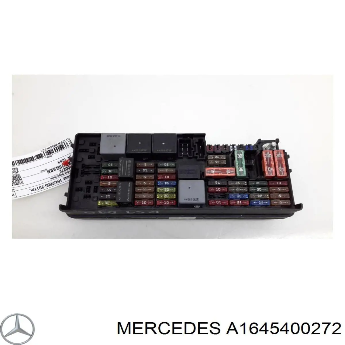 A1645400272 Mercedes caja de fusibles, trasera interior