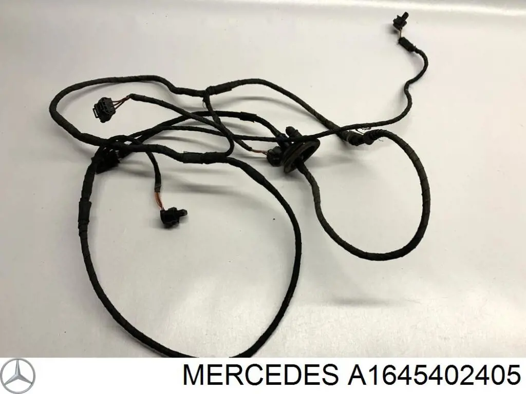 Cable de sensor de aparcamiento del parachoques trasero A1645402405 Mercedes