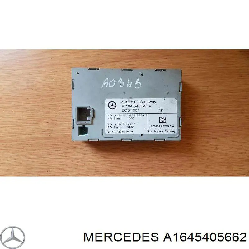 Módulo de cierre centralizado Mercedes A1645405662 precio, desde 139,39 EUR