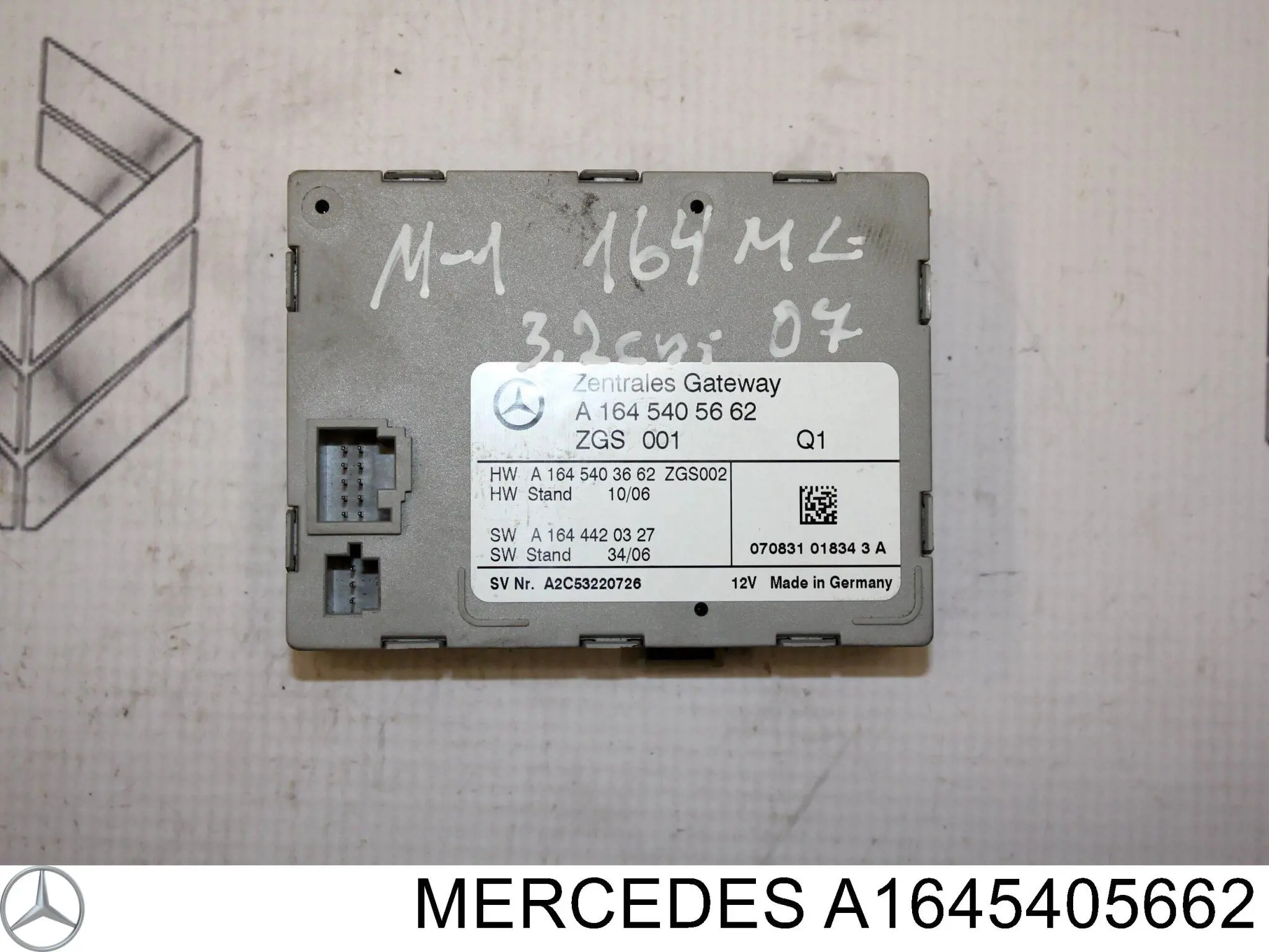 Módulo de cierre centralizado Mercedes A1645405662 precio, desde 152,46 EUR
