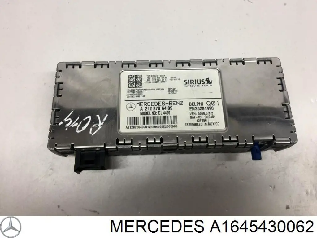 Comprar A1645430062 Mercedes Módulo de control de cámara