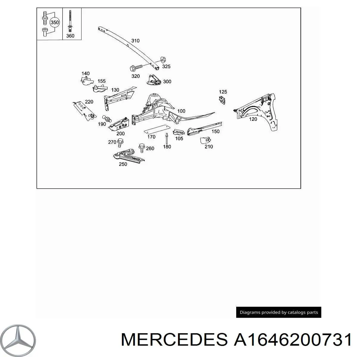 A1646200731 Mercedes 