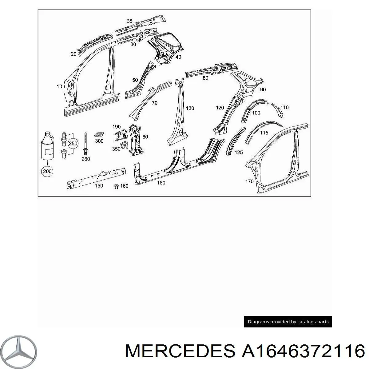  Mercedes A1646372116 precio, desde 268,88 EUR
