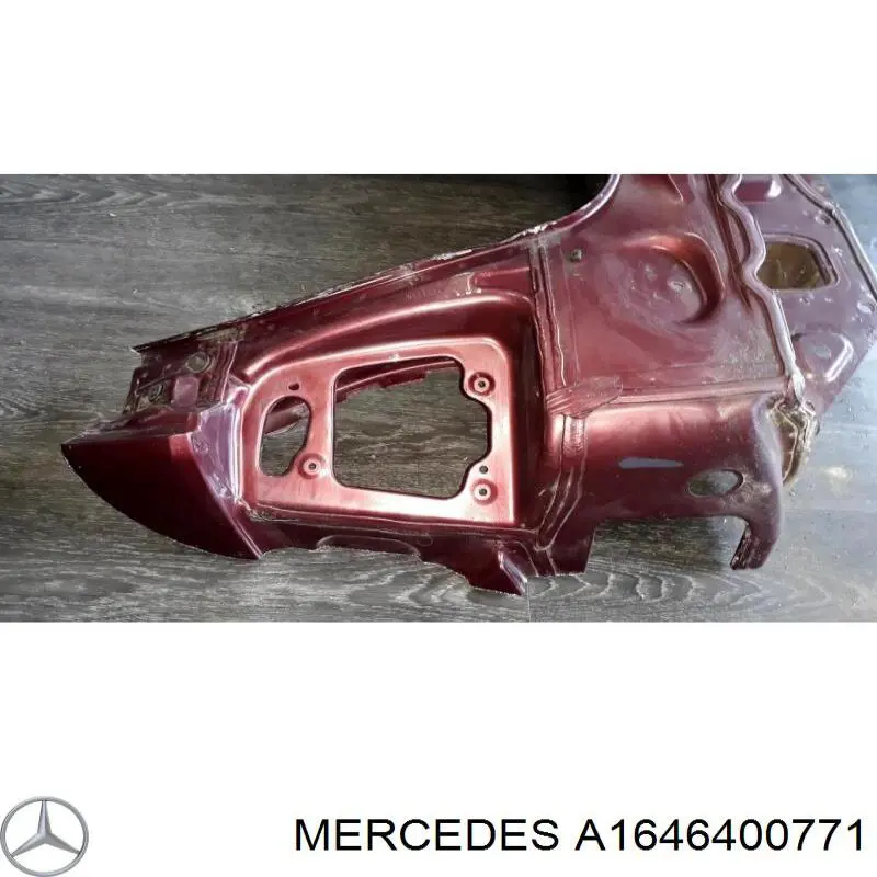 A 164 640 07 71 Mercedes panel del maletero trasero