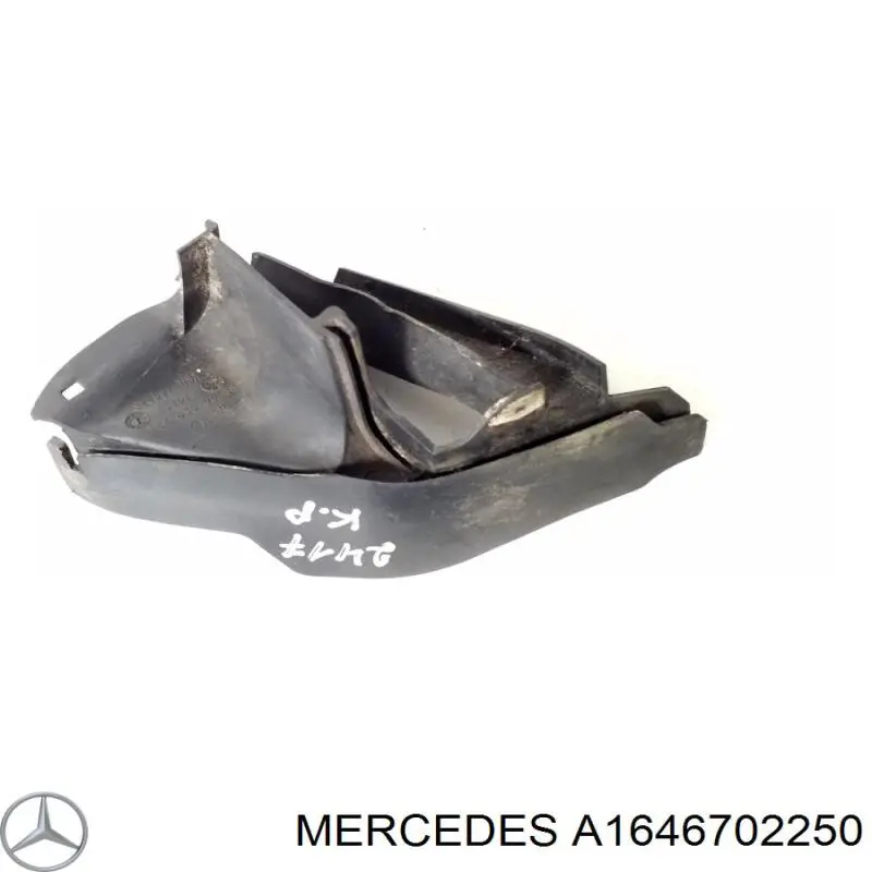 A1646702250 Mercedes ventanilla costado superior derecha (lado maletero)