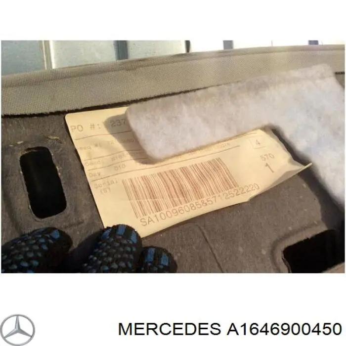 16469004507H21 Mercedes tapicería de techo