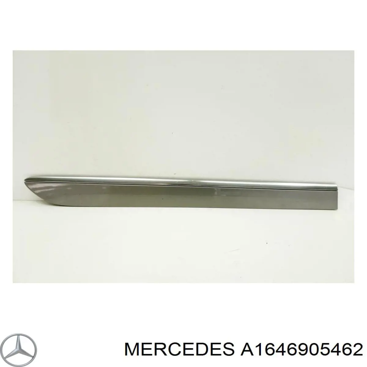 Moldura de puerta trasera derecha A1646905462 Mercedes