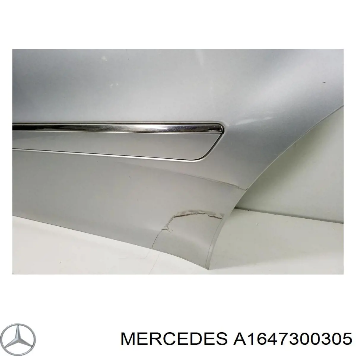 Puerta trasera izquierda para Mercedes GL (X164)