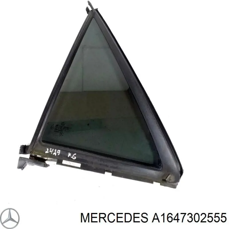 A1647302555 Mercedes ventanilla lateral de la puerta trasera izquierda