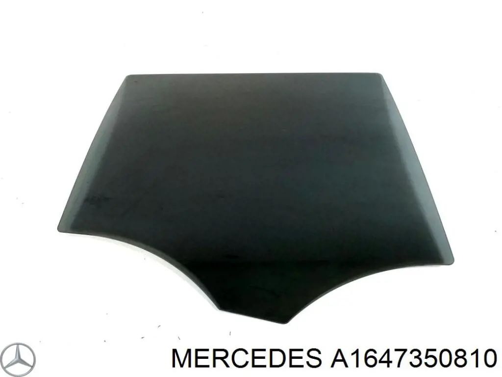 A1647350810 Mercedes luna de puerta trasera derecha