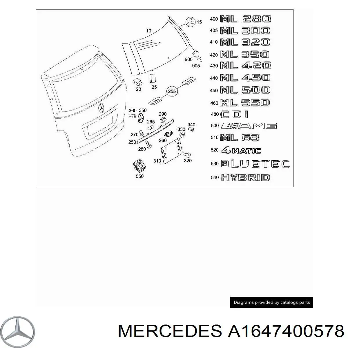 A1647400578 Mercedes 