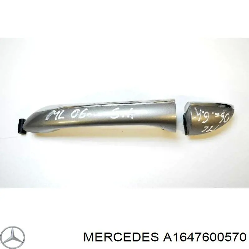 Comprar A1647600570 Mercedes Manija exterior izquierda de puerta delantera