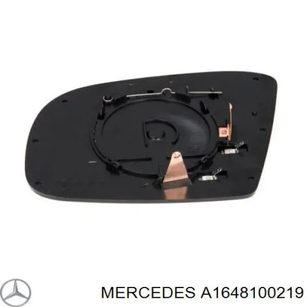 1648100219 Mercedes cristal de espejo retrovisor exterior derecho