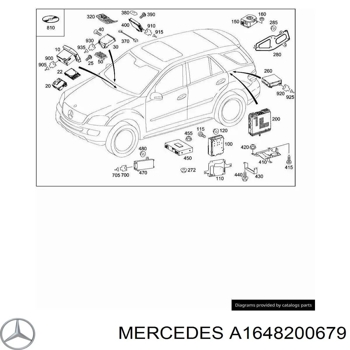 Pantalla multifunción Mercedes A1648200679 precio, desde 563,38 EUR