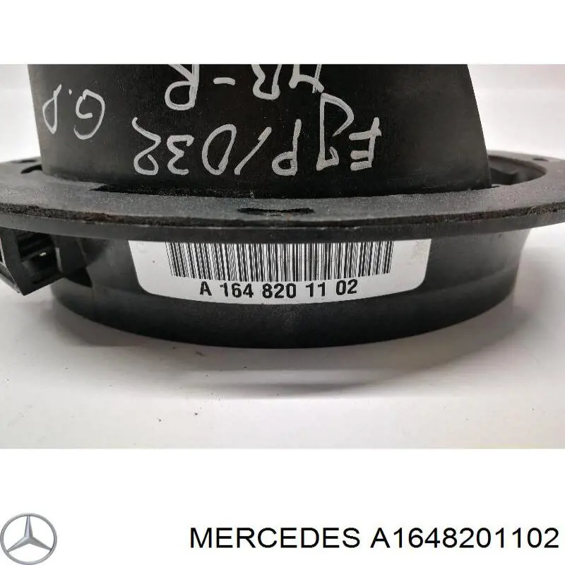 Altavoz de la puerta trasera A1648201102 Mercedes