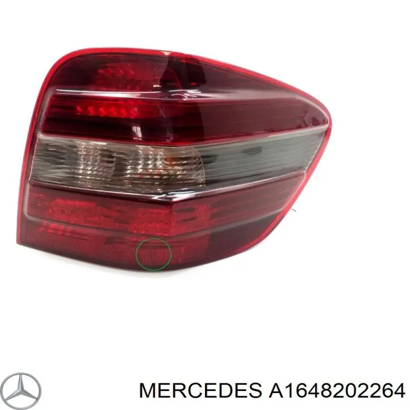 Comprar A1648202264 Mercedes Piloto trasero derecho