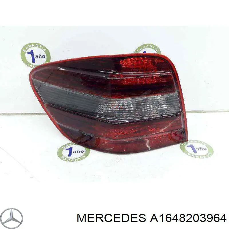 A1648203964 Mercedes piloto posterior izquierdo