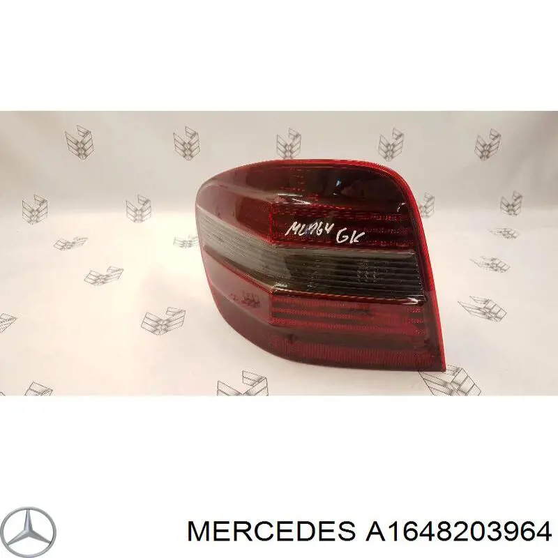 Piloto trasero izquierdo Mercedes 1649061100 precio, desde 151,21 EUR