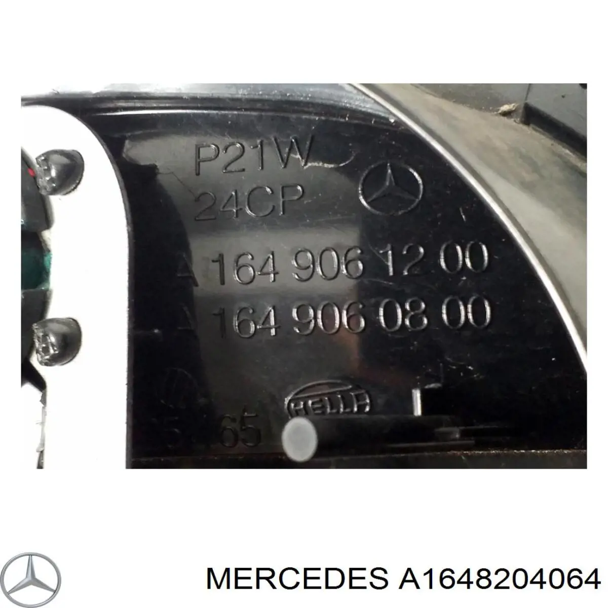 A1648204064 Mercedes piloto posterior derecho