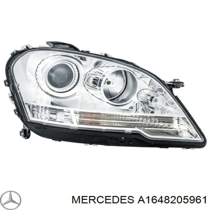 A1648205961 Mercedes faro derecho