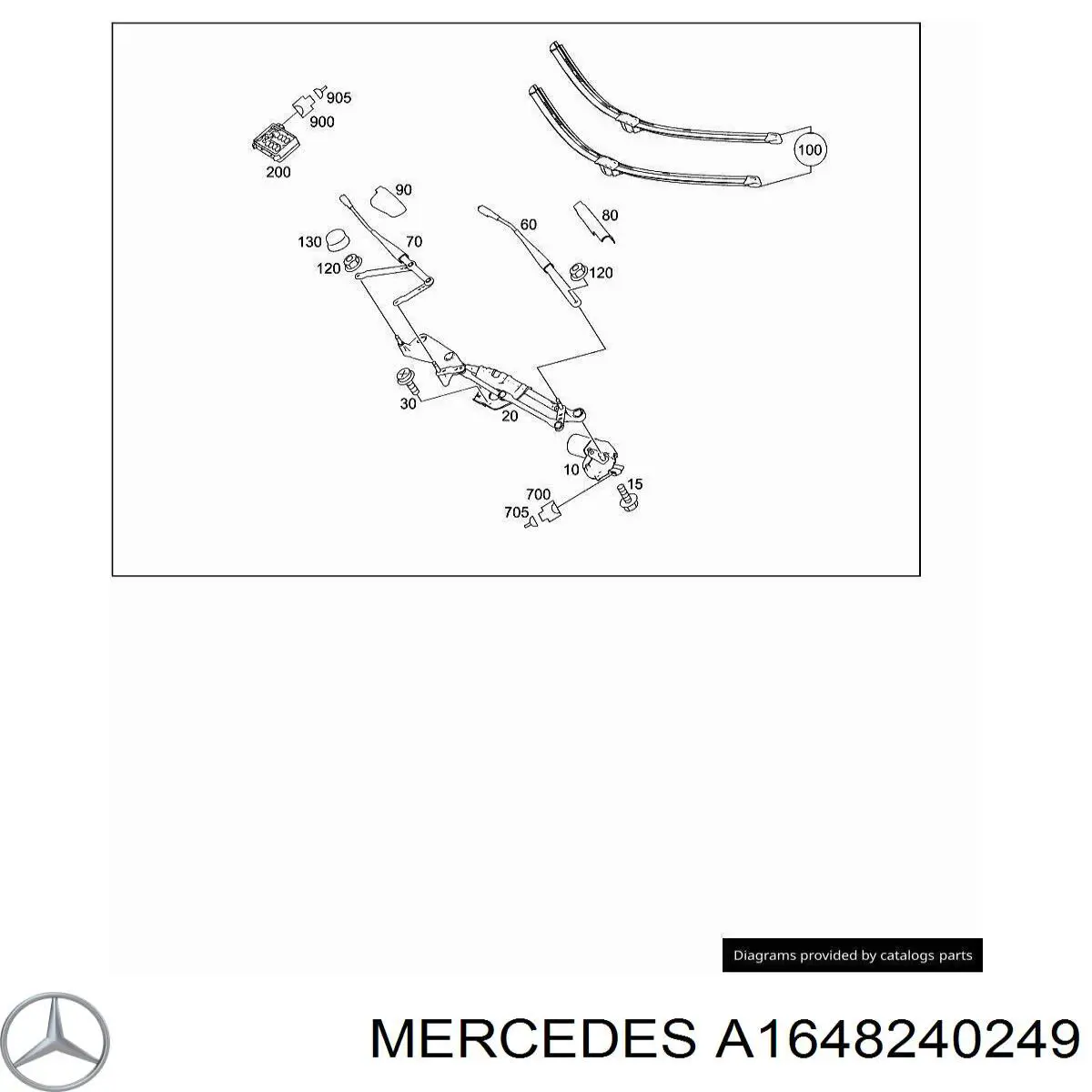 Tapa de la tuerca de fijación del brazo del limpiaparabrisas delantero Mercedes A1648240249 precio, desde 16,29 EUR