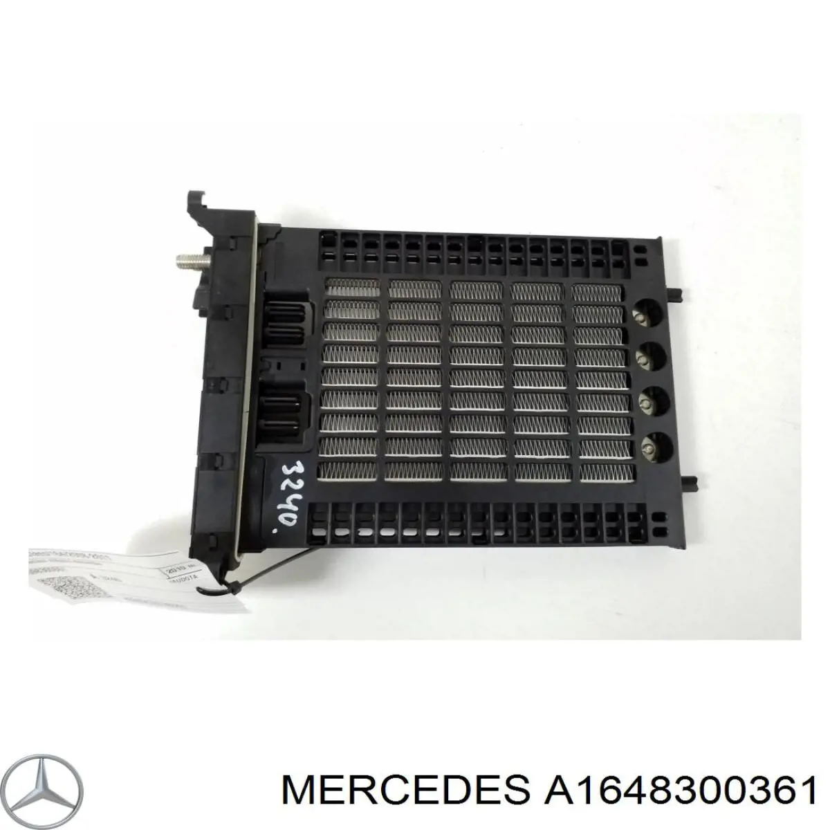 Calentador eléctrico de aire para el sistema de calefacción del habitáculo A1648300361 Mercedes