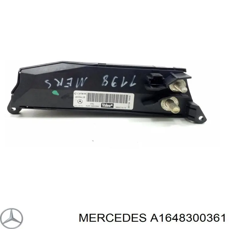 Comprar A1648300361 Mercedes Calentador eléctrico de aire para el sistema de calefacción del habitáculo