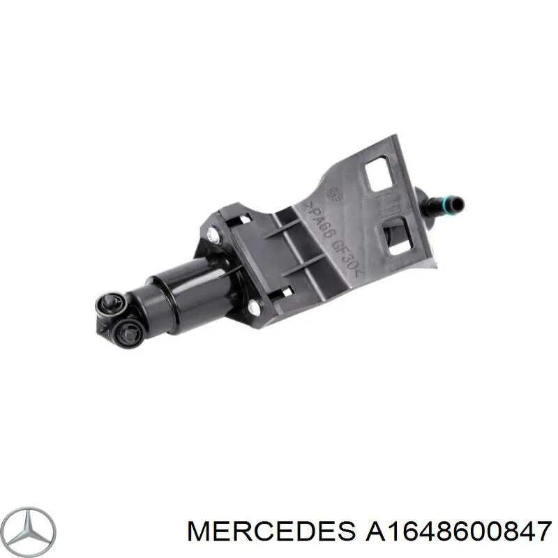 A1648600847 Mercedes soporte boquilla lavafaros cilindro (cilindro levantamiento)