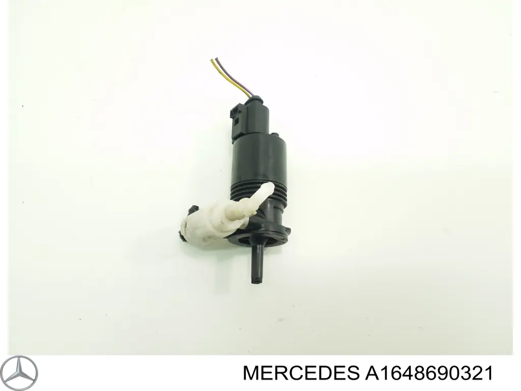 1648690321 Mercedes bomba de agua limpiaparabrisas, delantera