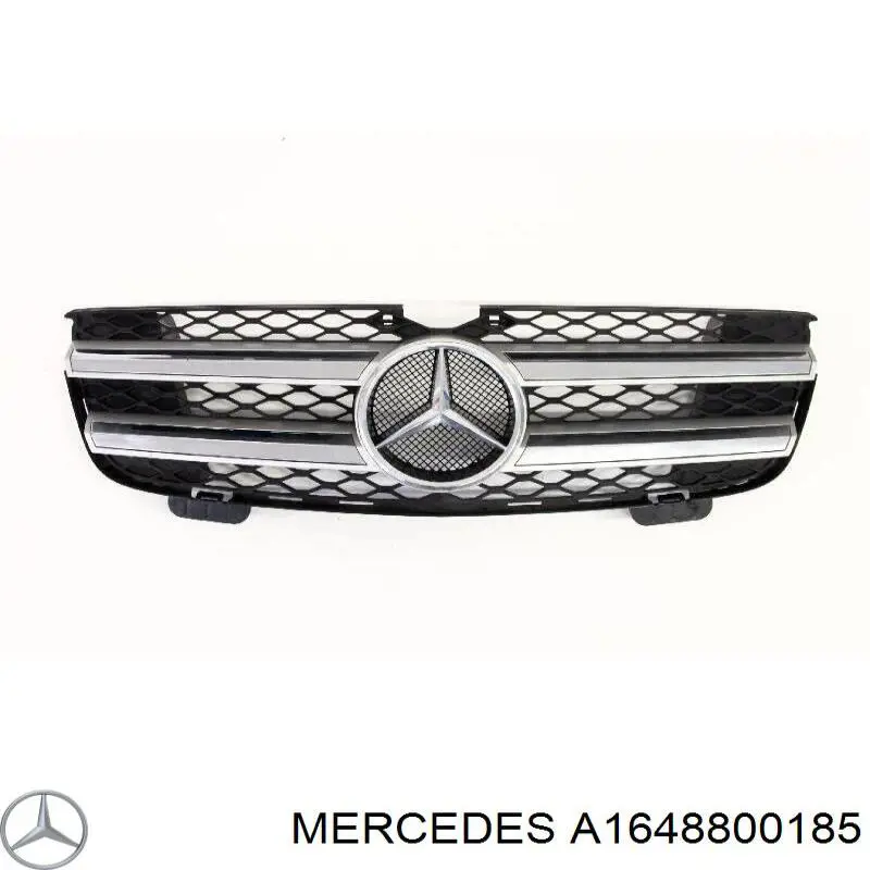 A1648800185 Mercedes panal de radiador