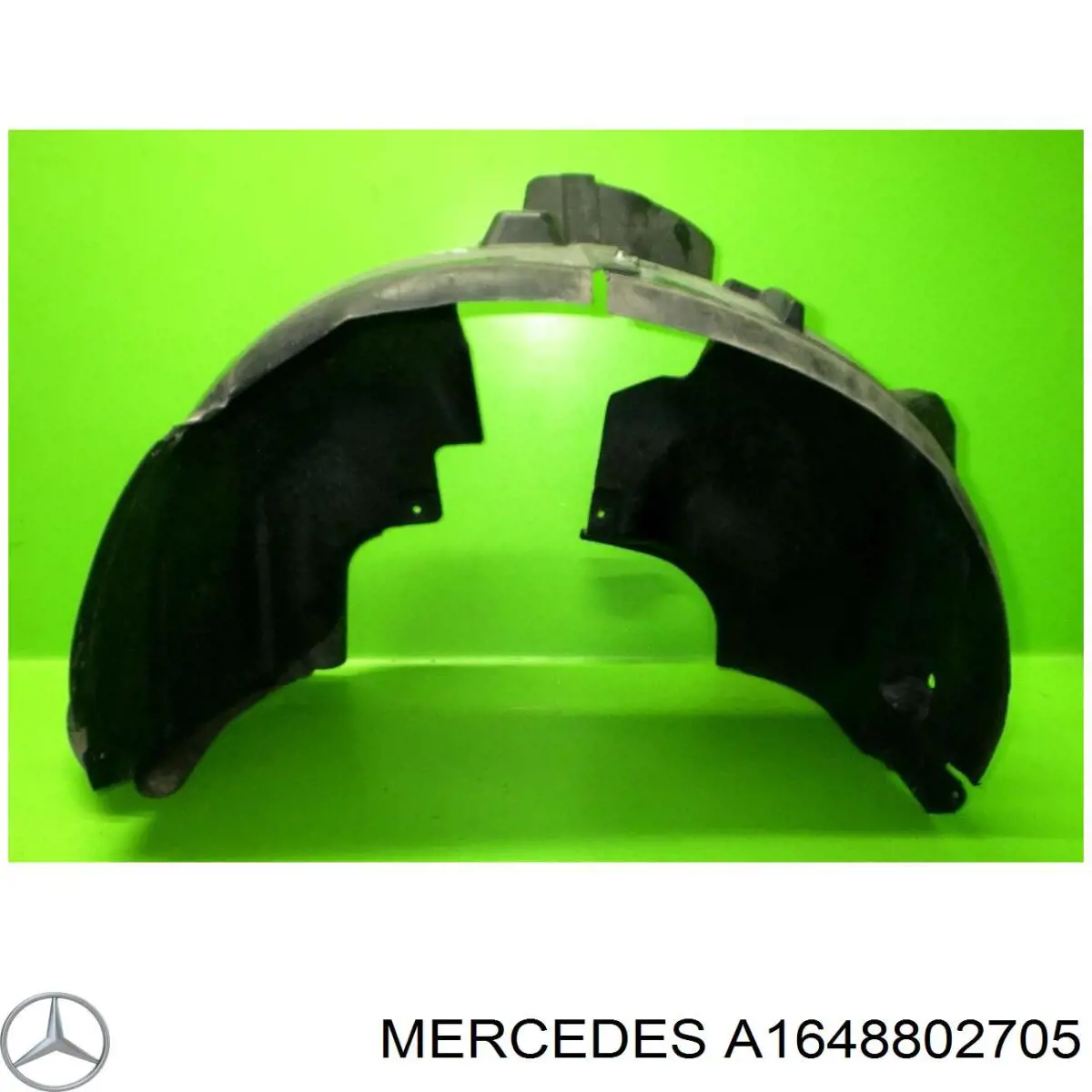 A1648802705 Mercedes guardabarros interior, aleta delantera, izquierdo delantero