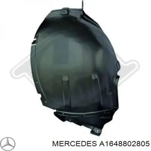 Comprar A1648802805 Mercedes Guardalodos interior delantero derecho