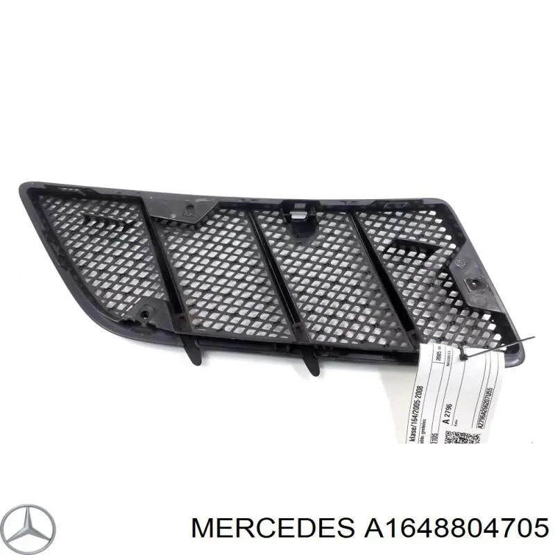 A1648804705 Mercedes Rejilla del capó