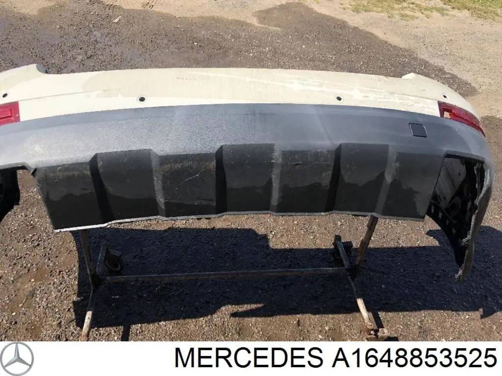 A1648853525 Mercedes alerón parachoques trasero