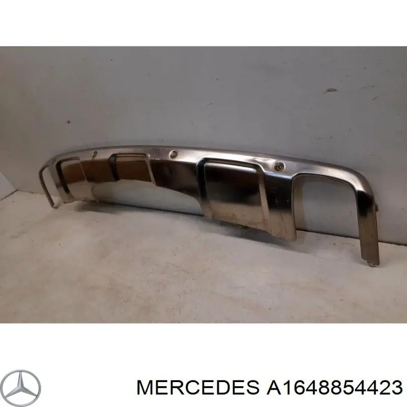 Cubierta, parachoques trasero Mercedes A1648854423