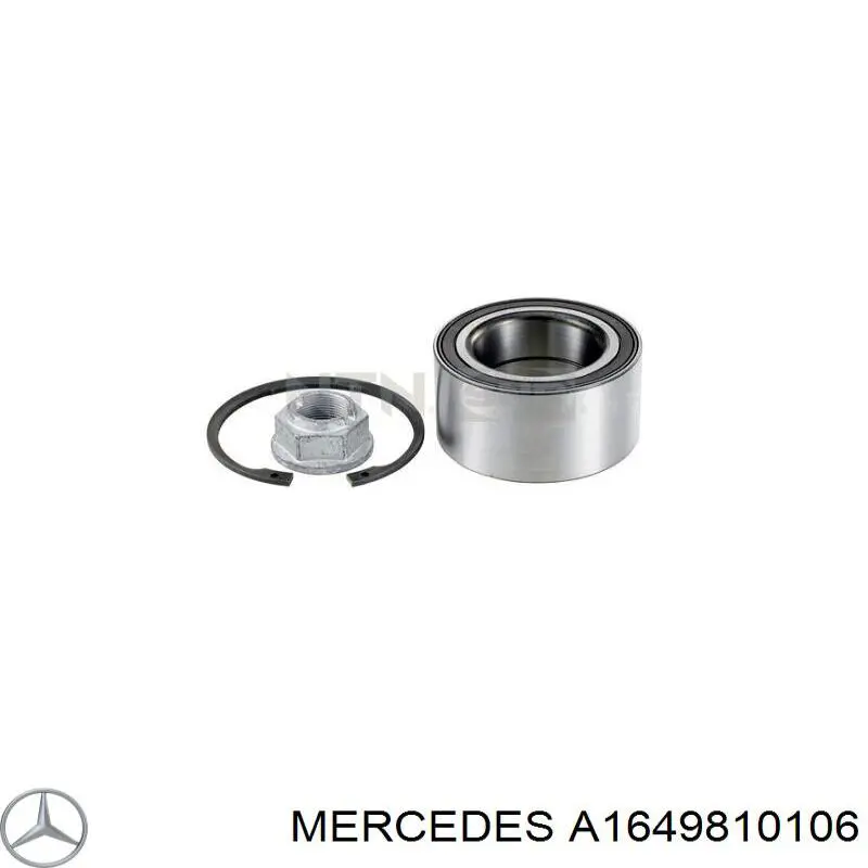 Comprar A1649810106 Mercedes Cojinete de cubo delantero/trasero