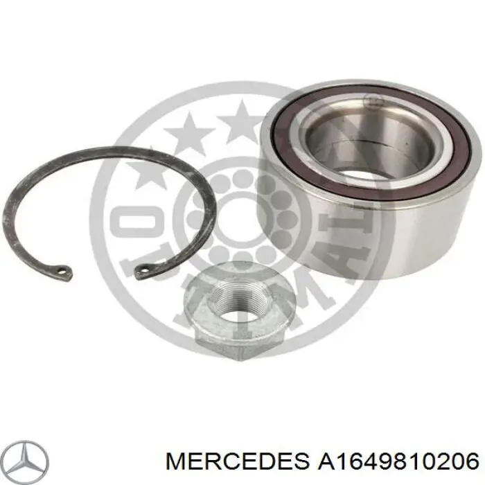 Cojinete de rueda delantero MERCEDES A1649810206