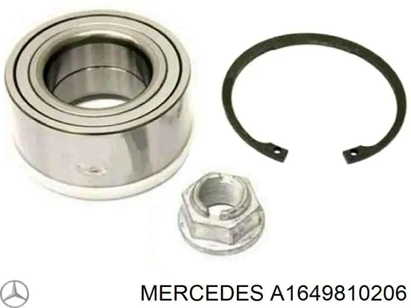 Comprar A1649810206 Mercedes Cojinete de rueda delantero