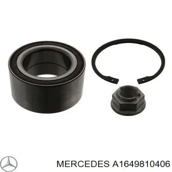 A1649810406 Mercedes cojinete de rueda delantero/trasero