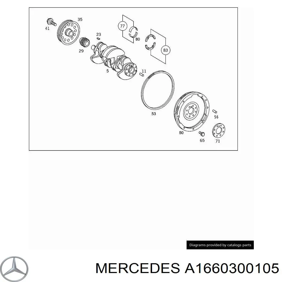 Comprar A1660300405 Mercedes Volante de motor bimasa
