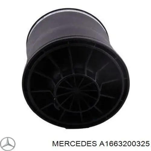 Comprar A1663200325 Mercedes Bolsa de aire del eje trasero