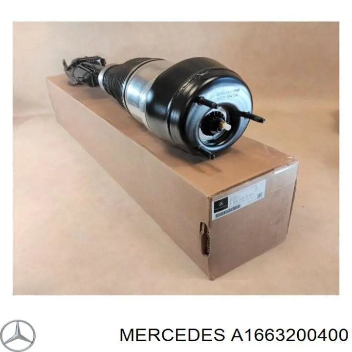 A1663200400 Mercedes amortiguador delantero derecho