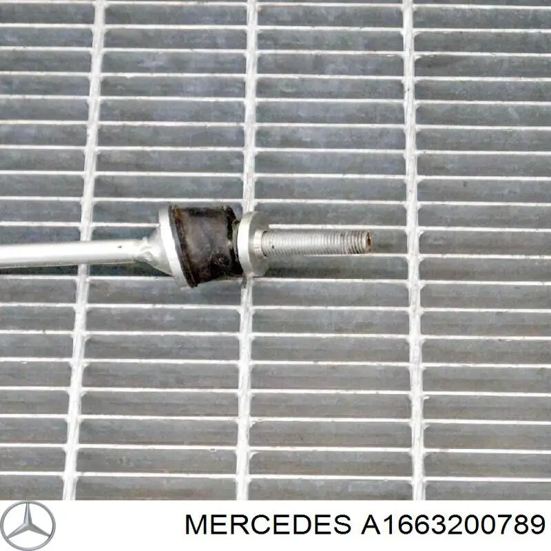 Bieleta estabilizadora delantera izquierda A1663200789 Mercedes