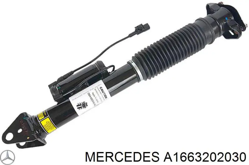 1663201630 Mercedes amortiguador trasero