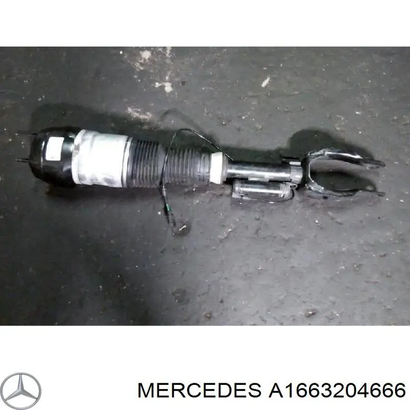A1663204666 Mercedes amortiguador delantero derecho