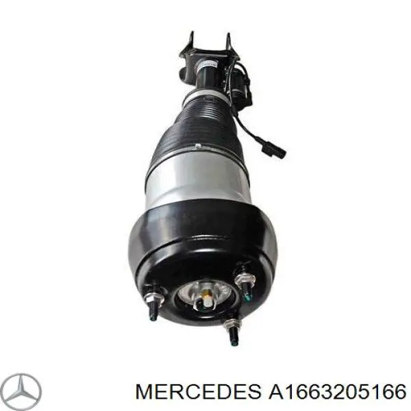 A1663205166 Mercedes amortiguador delantero izquierdo