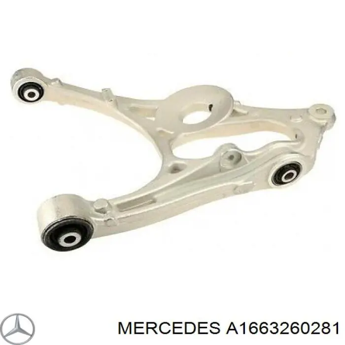 A1663260281 Mercedes suspensión, brazo oscilante trasero inferior