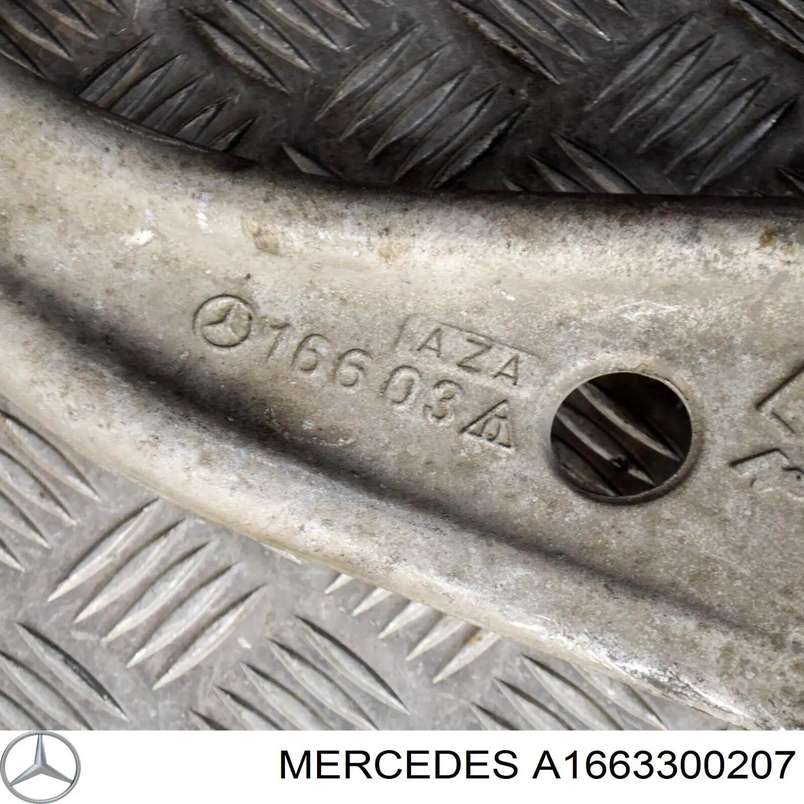 Barra oscilante, suspensión de ruedas delantera, inferior derecha para Mercedes GL (X166)